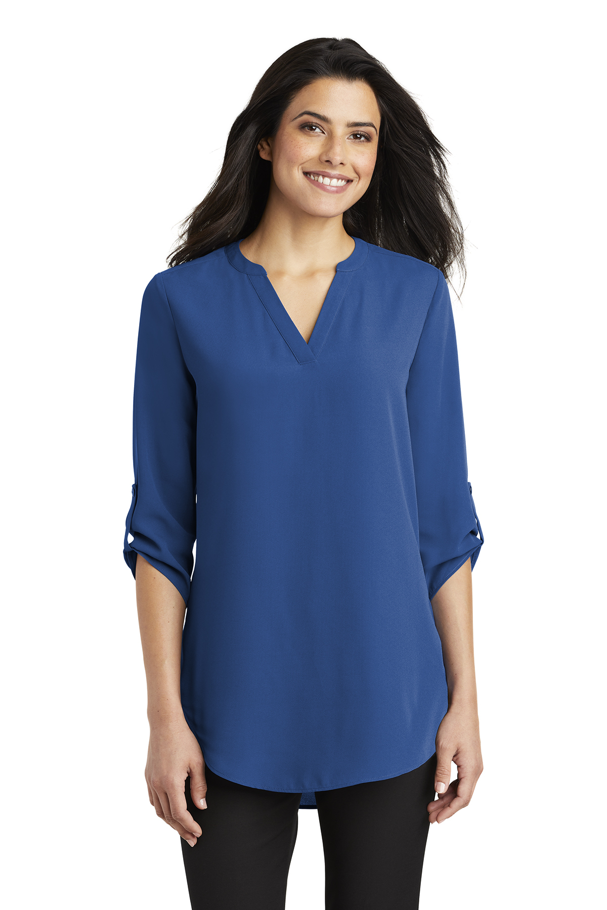 Ladies 3/4-Sleeve Tunic Blouse