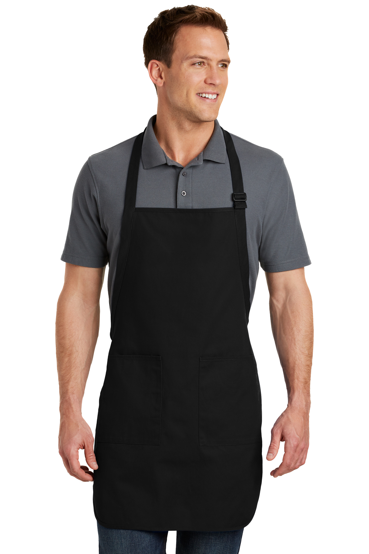 Full-Length Apron with Pockets