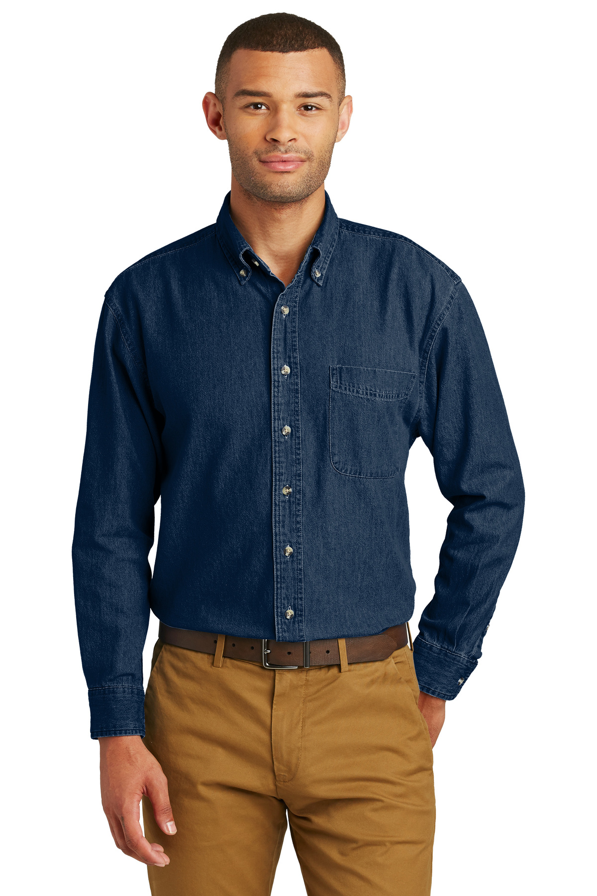 Men's Long Sleeve Value Denim Shirt