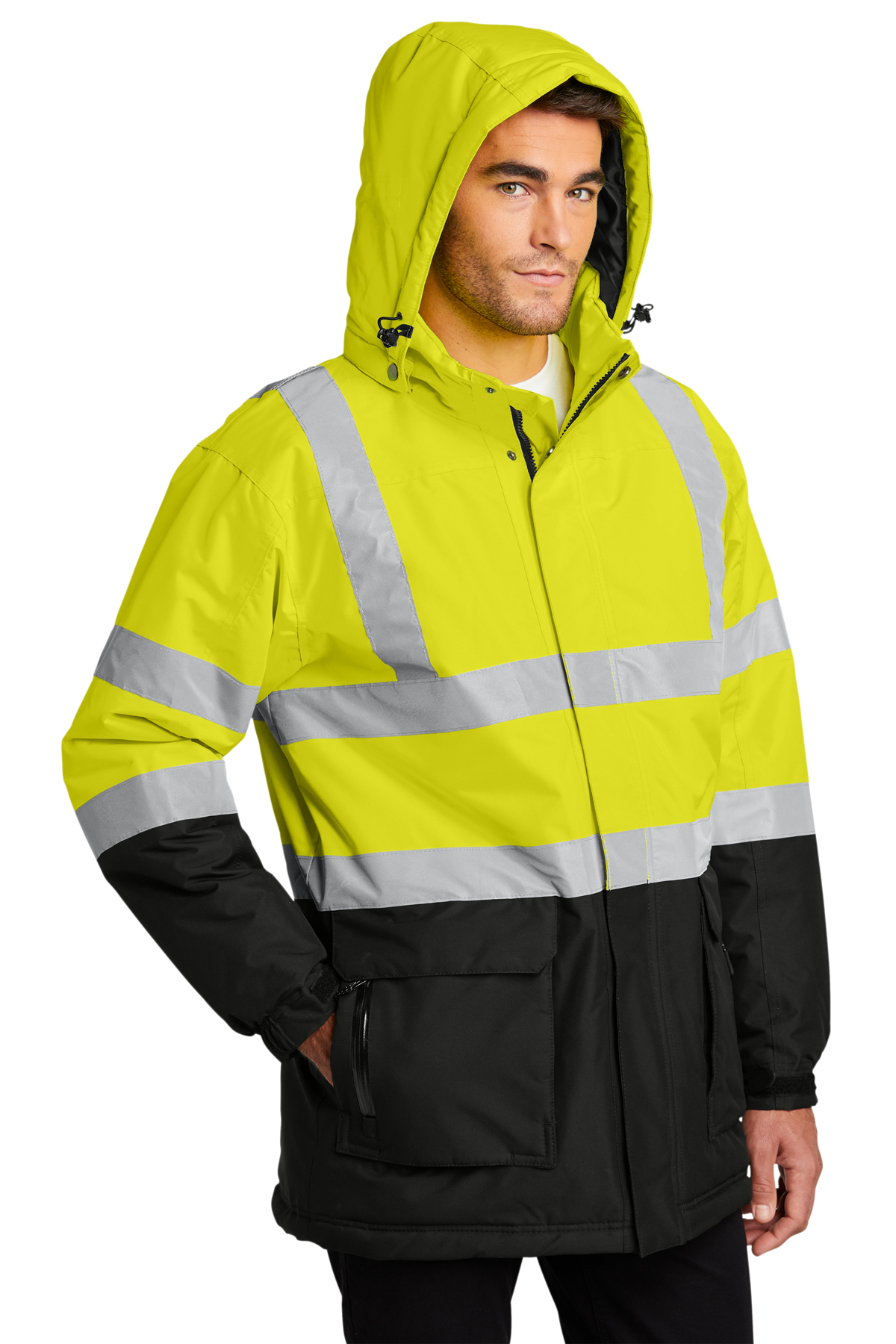 Port Authority ANSI 107 Class 3 Safety Heavyweight Parka